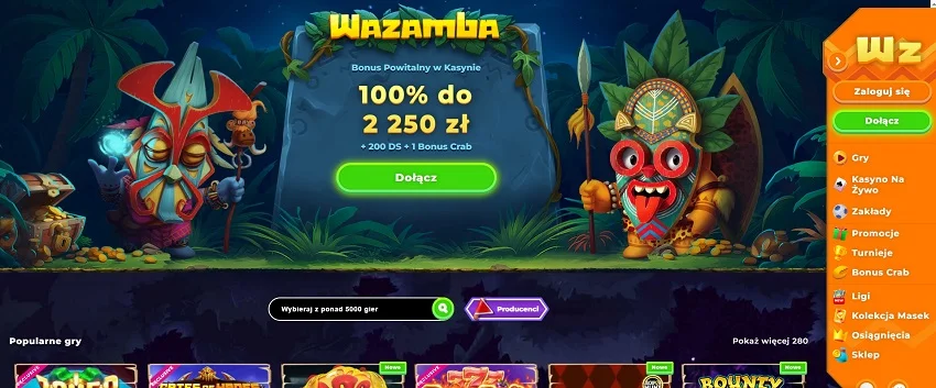 wazamba-casino-strona-glowna